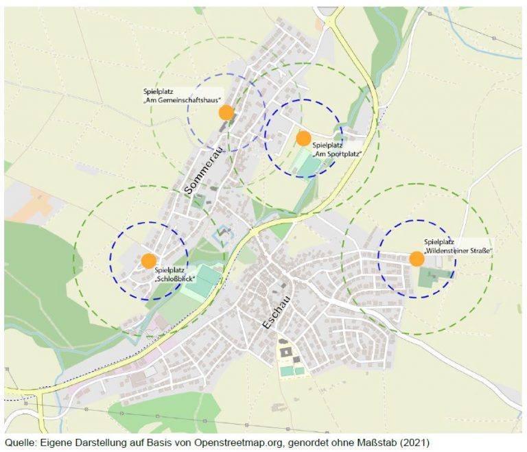 Spielplatzentwicklungskonzept Eschau Planungsbüro Werneke